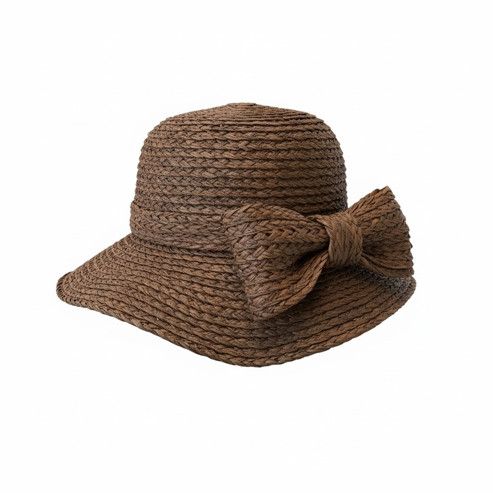 Saks fifth Ave straw bucket hat